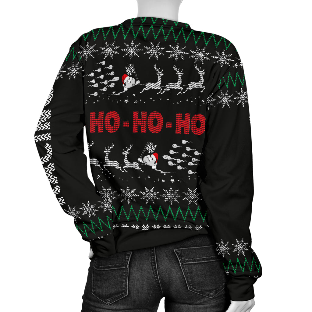 Racing women's ugly sweater