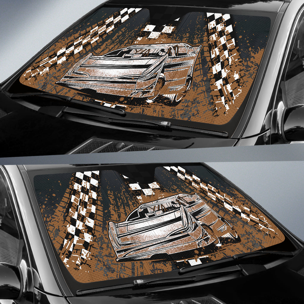 Dirt Racing Late Model Windshield Sun Shade V2
