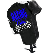 Racing Girl Checkered Trapper Hat
