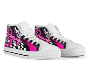 Racing High Top Shoes pink