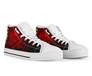 Drag Racing Thunder Skull High Top Shoes