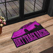 Custom shaped sprint car door mat
