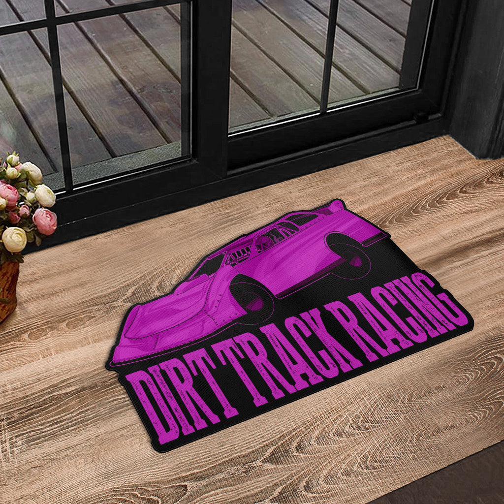Custom shaped sprint car door mat