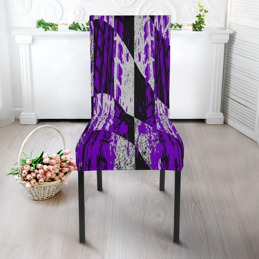 Dirt Racing Dining Chair Slipcover RBPu