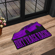 Custom shaped late model door mat