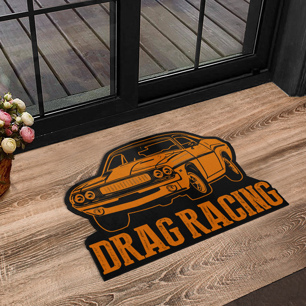 Custom shaped drag racing door ma
