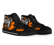Dirt Bike Racing High Top Shoes