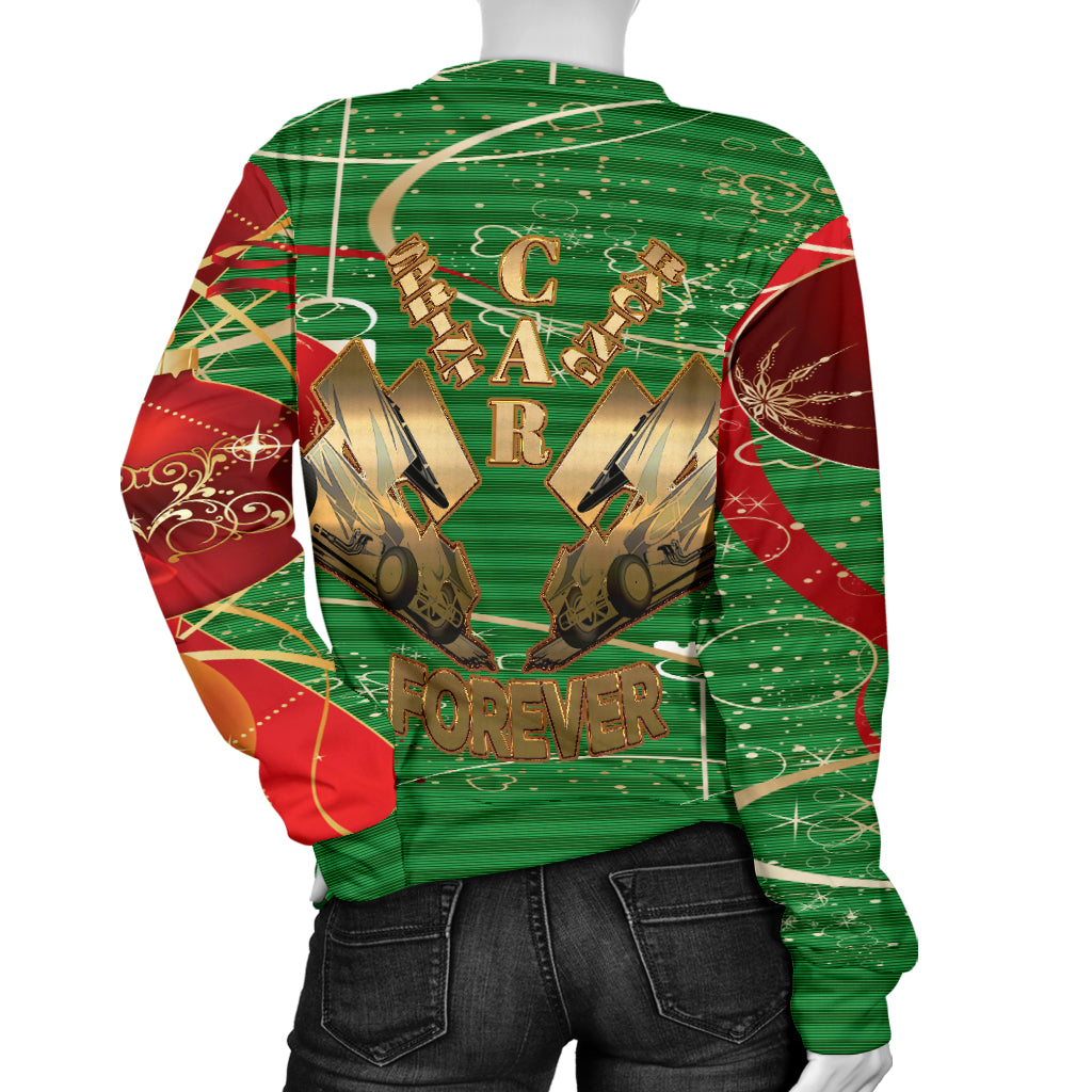 Sprint Car Racing Ugly Women's Sweater