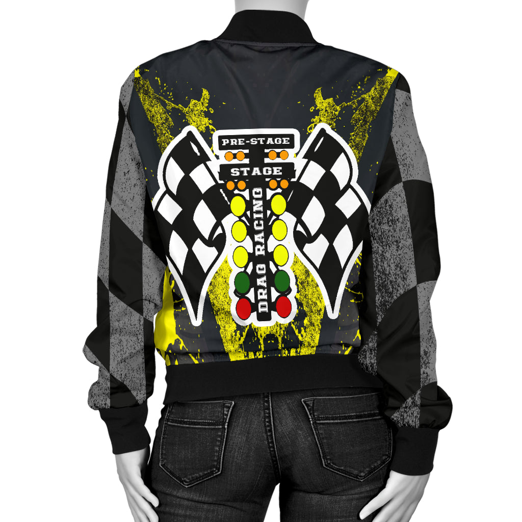 Drag Racing Women's Bomber Jacket RBY