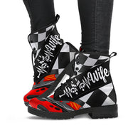 Racing Wife Heartbeat Boots