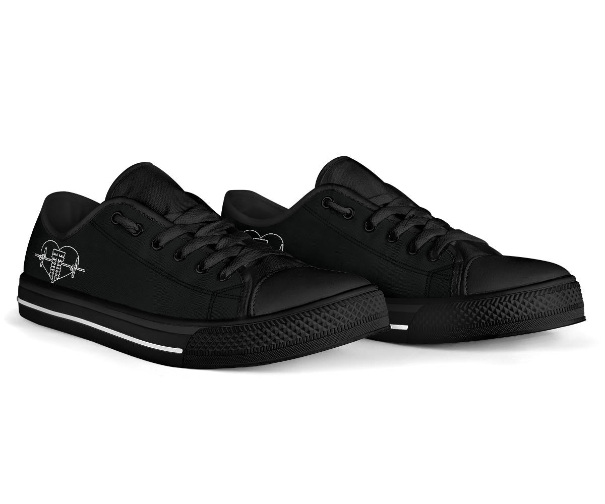 drag racing unisex low top shoes