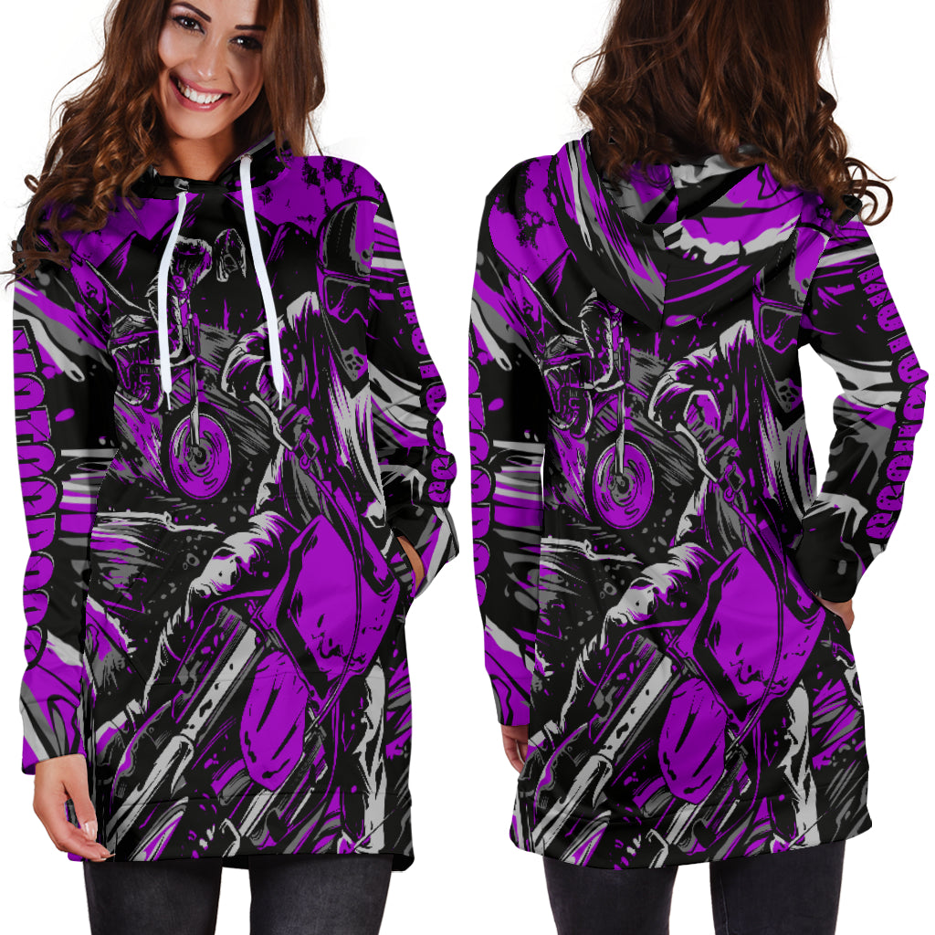 Motocross Hoodie Dress