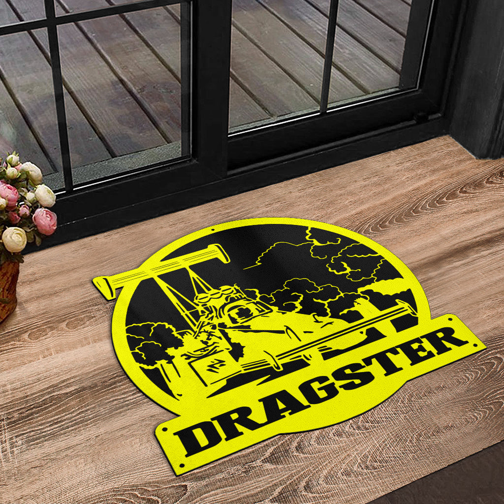 Custom Shaped Dragster Door Mat