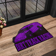 Custom shaped dirt modified door mat