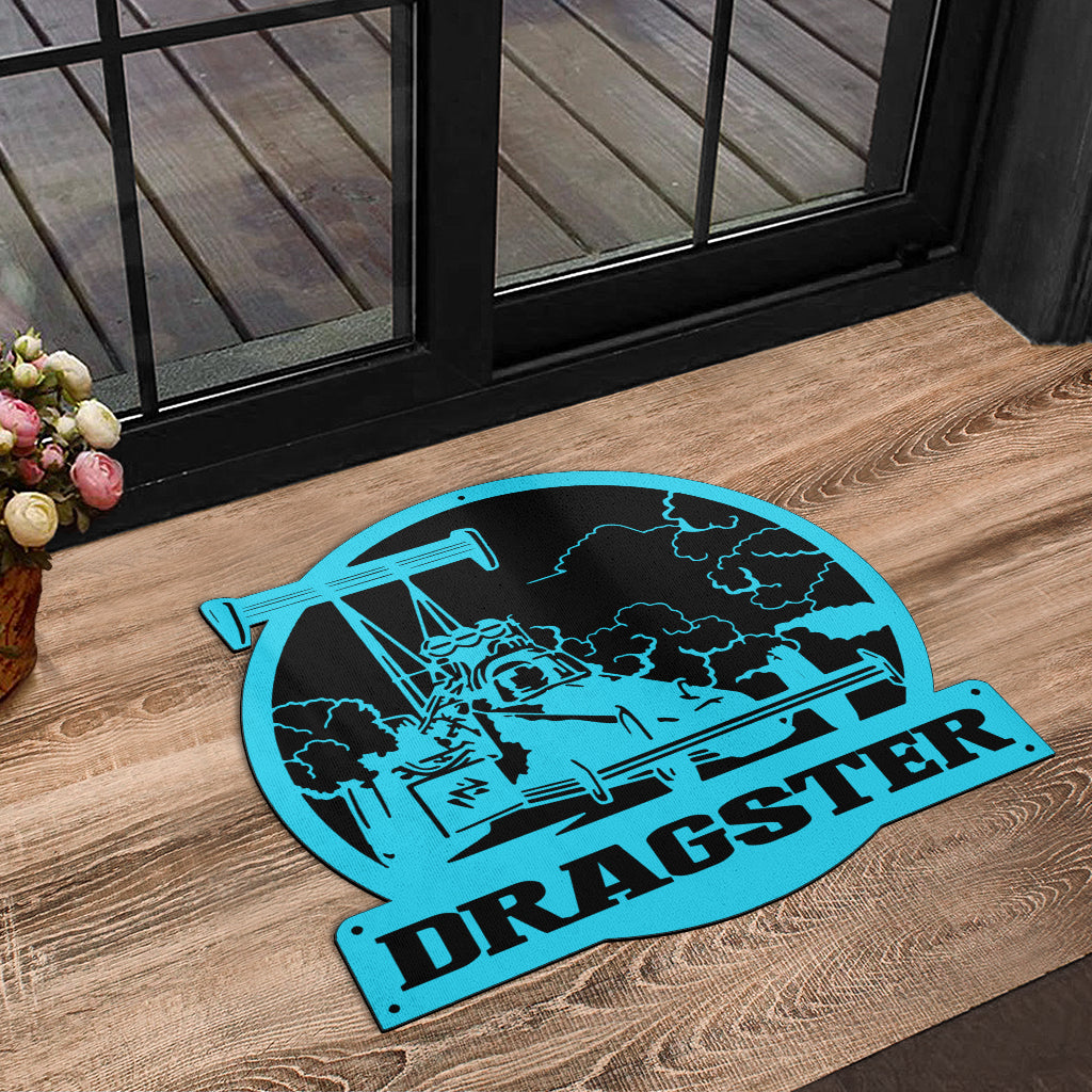 Custom Shaped Dragster Door Mat