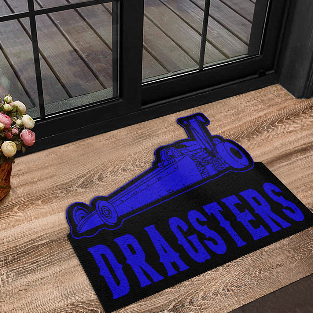 Custom Shaped Dragster Door Mat