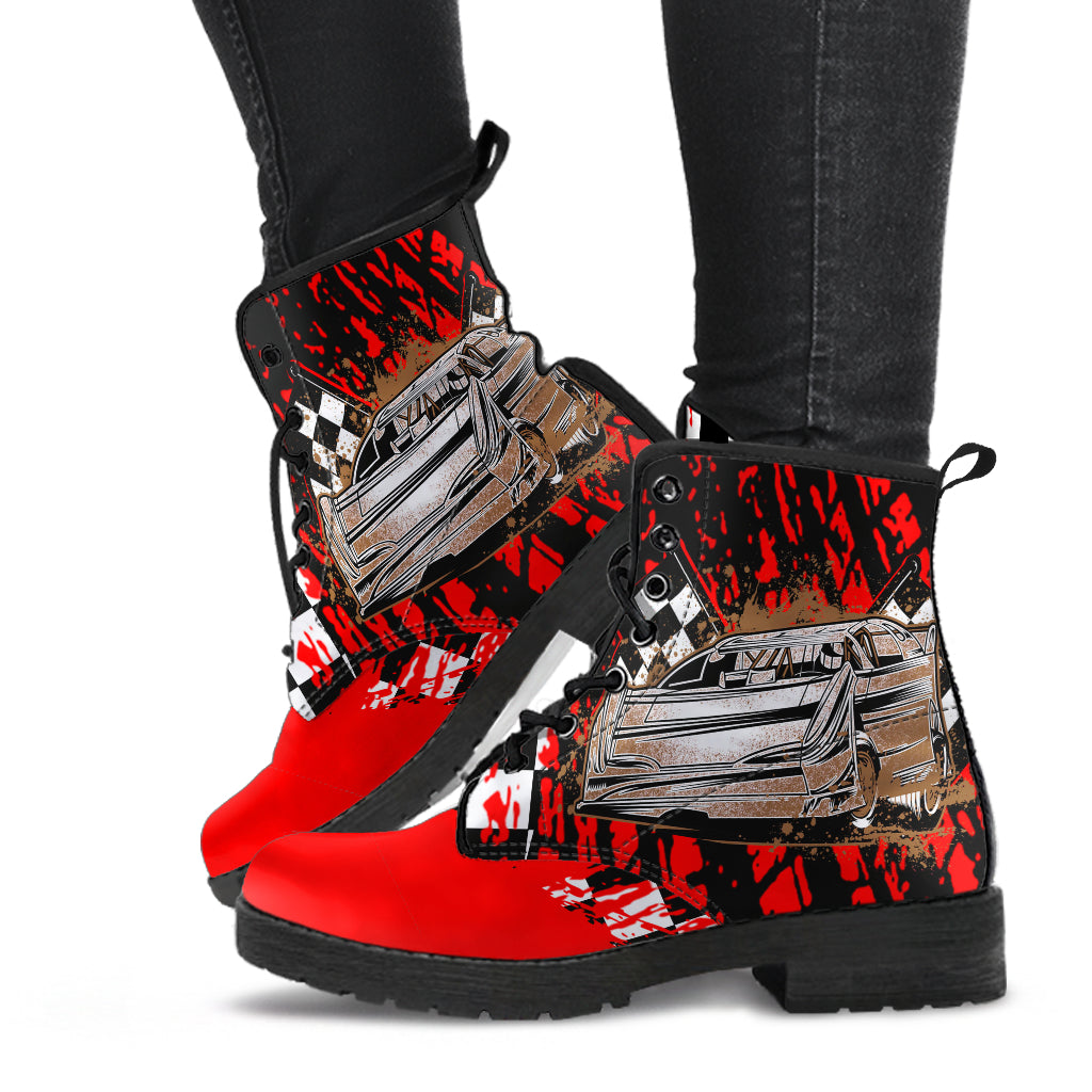 Racing Boots Late Model Red