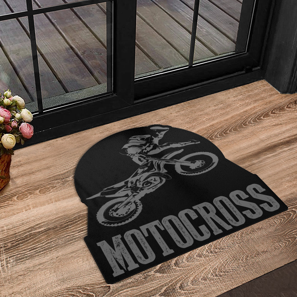 Custom Shaped Motocross Door Mat
