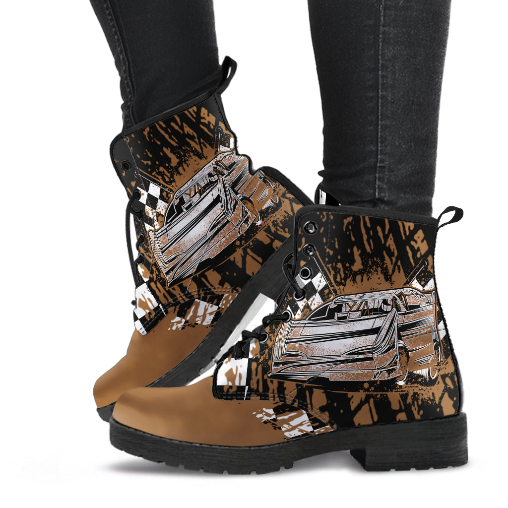 Racing Boots Late Model Brown