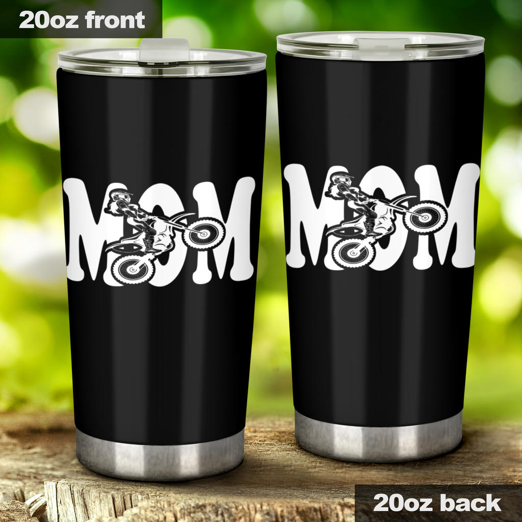 Motocross mom tumbler
