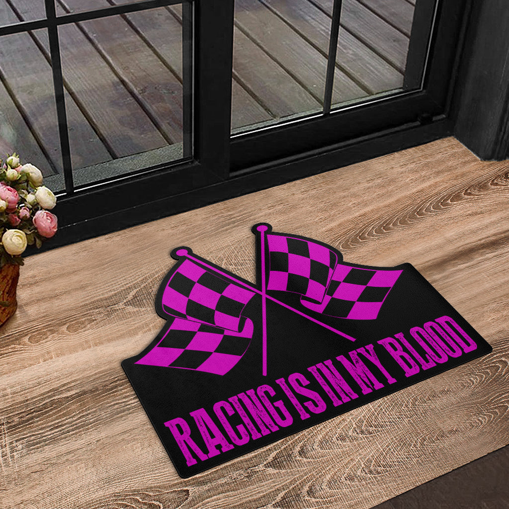 Racing Shaped Door Mats