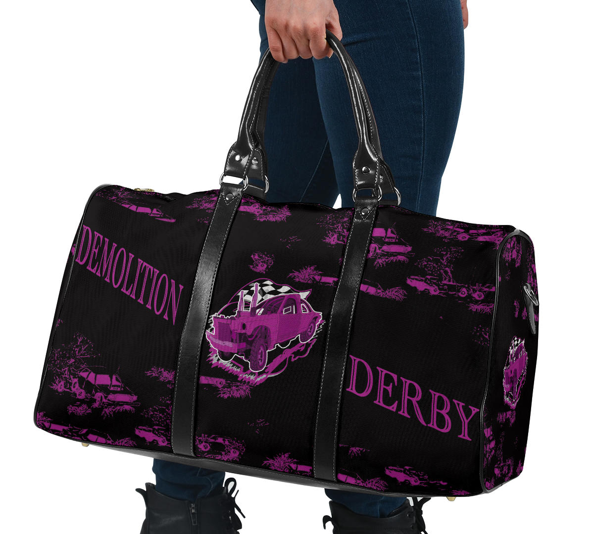 Demolition Derby Travel Bag