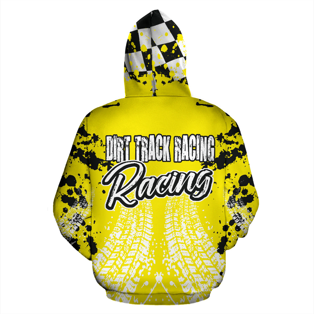 Dirt Track Racing Zip Up Hoodie RBNY