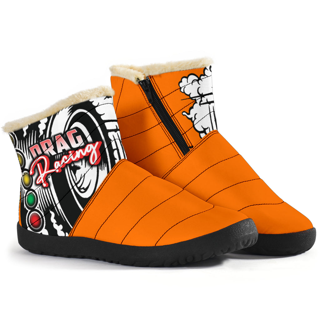 Drag Racing Cozy Winter Boots 