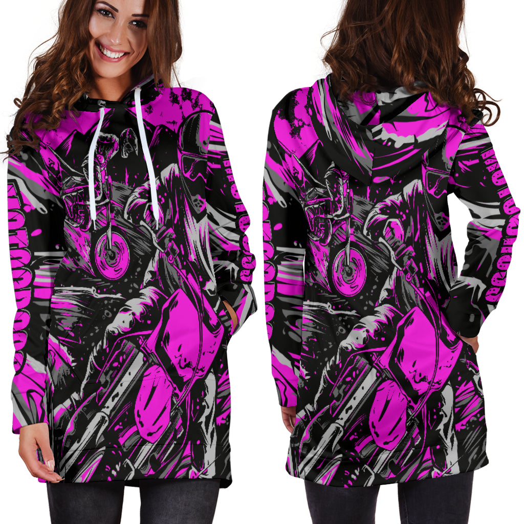 Motocross Hoodie Dress