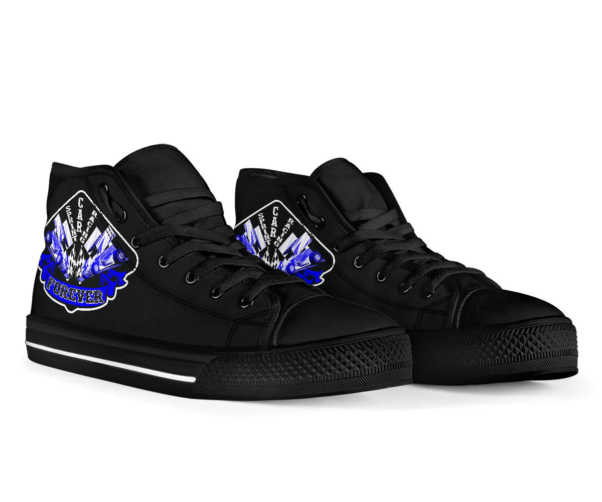 Sprint Car Racing High Top Shoes