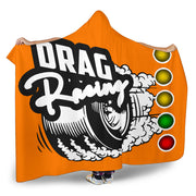 Drag Racing Hooded Blanket