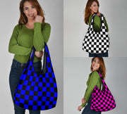 Racing Checkered Grocery Bags