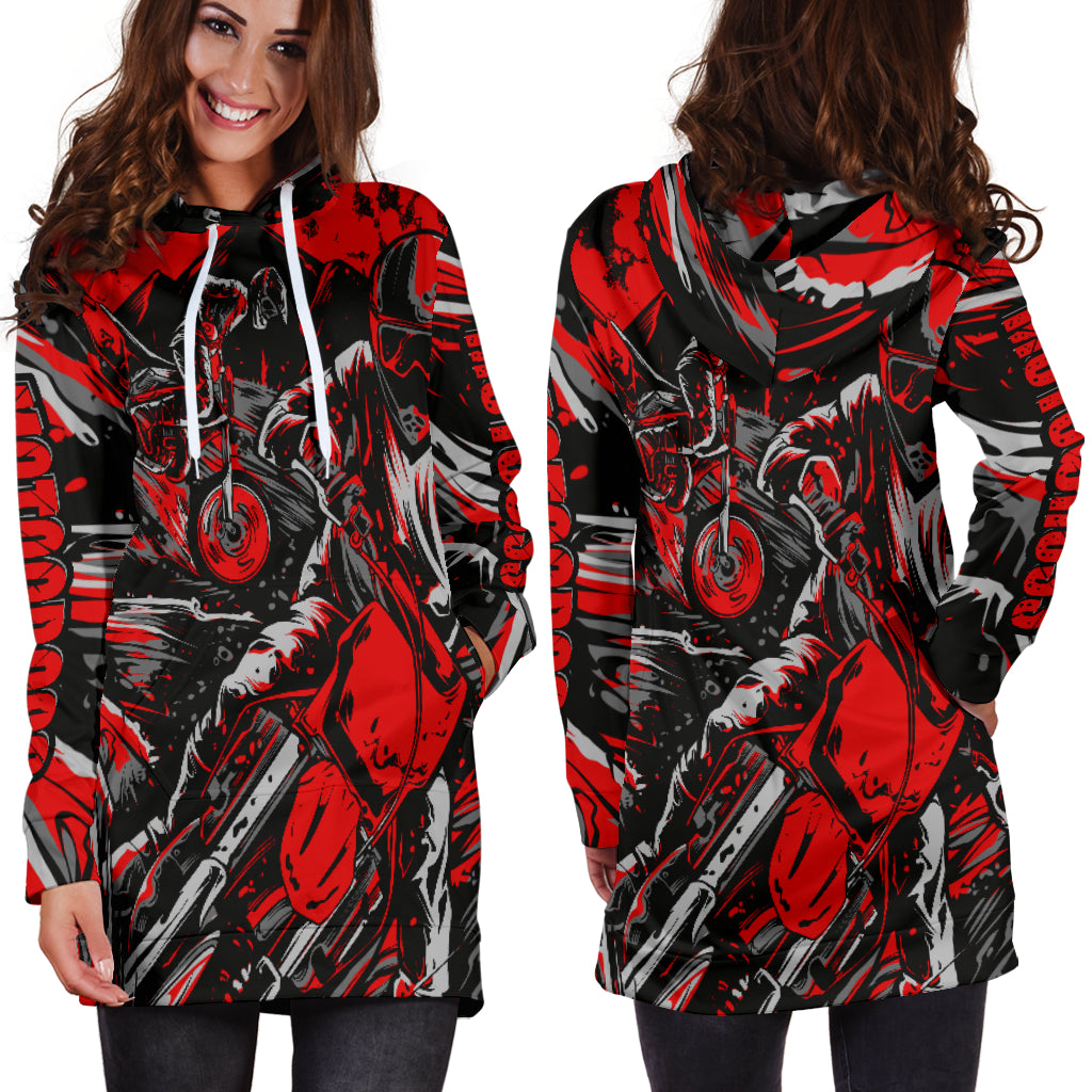 Motocross Hoodie Dress