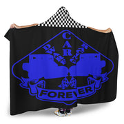 Dwarf Car Racing Forever Hooded Blanket