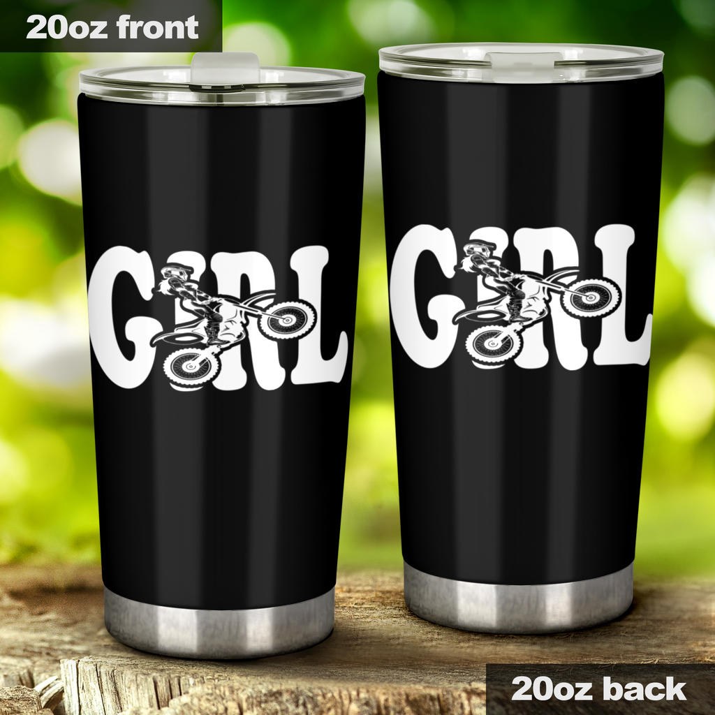 Motocross Girl Tumbler