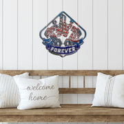 Drag Racing USA Metal Sign