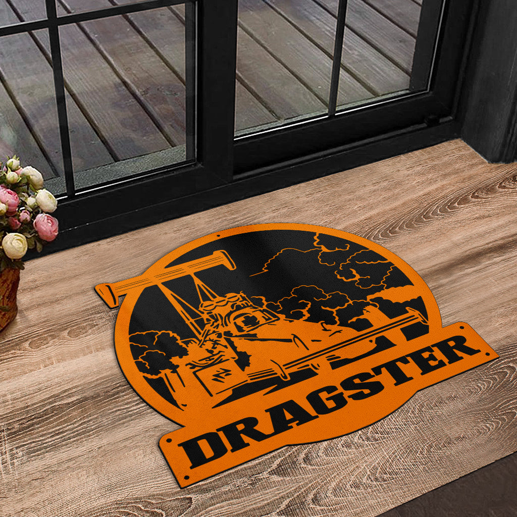 Custom Shaped Dragster Door Mat