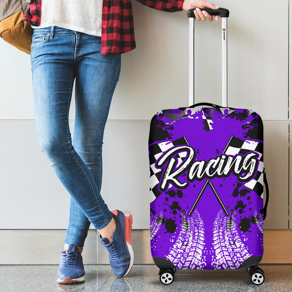 Racing Luggage Cover Purple!