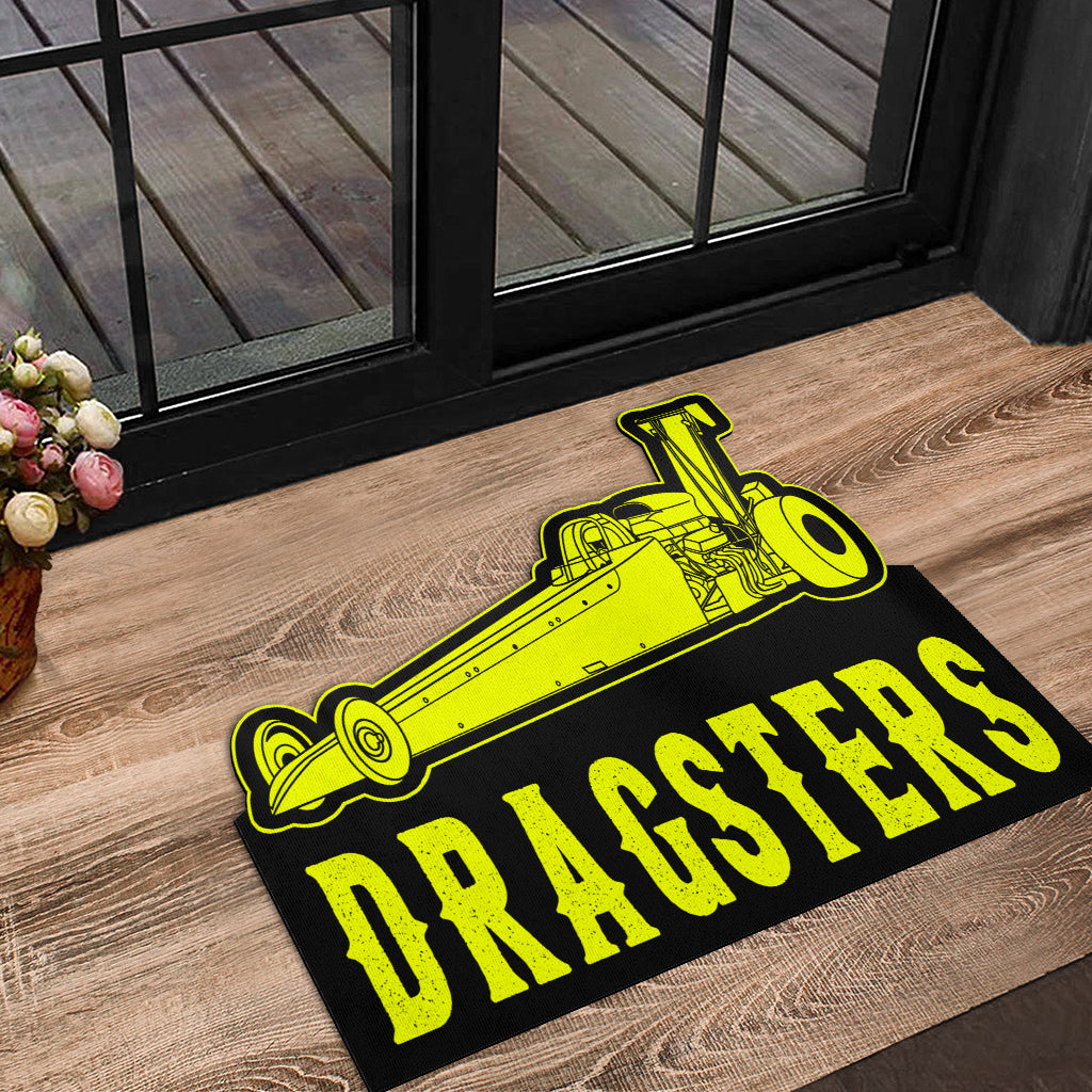 Custom Shaped Dragster Door Mat