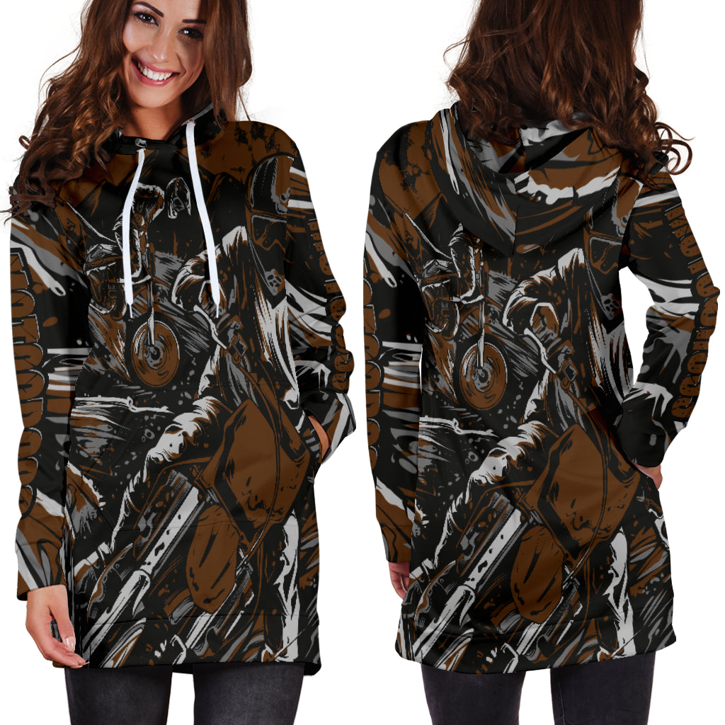 Motocross Hoodie Dress