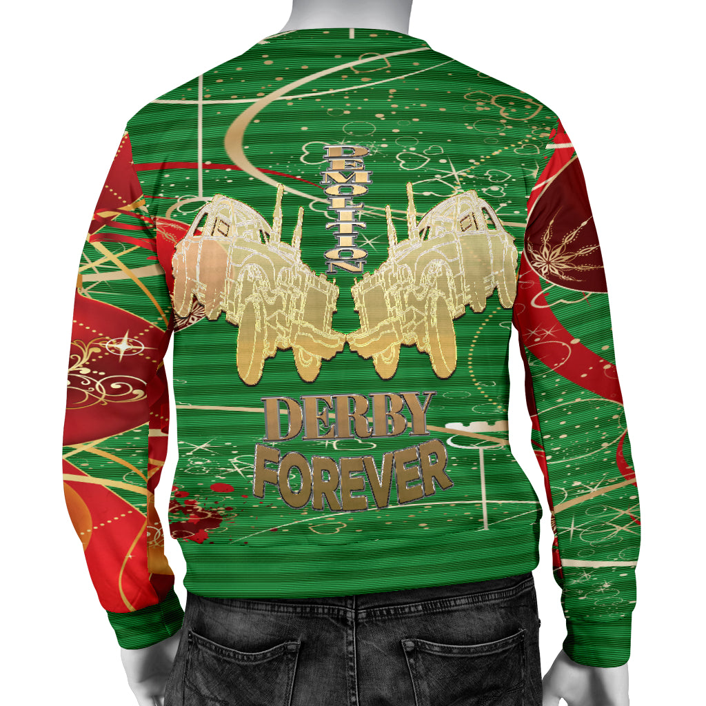 Demolition Derby Ugly Men's Sweater