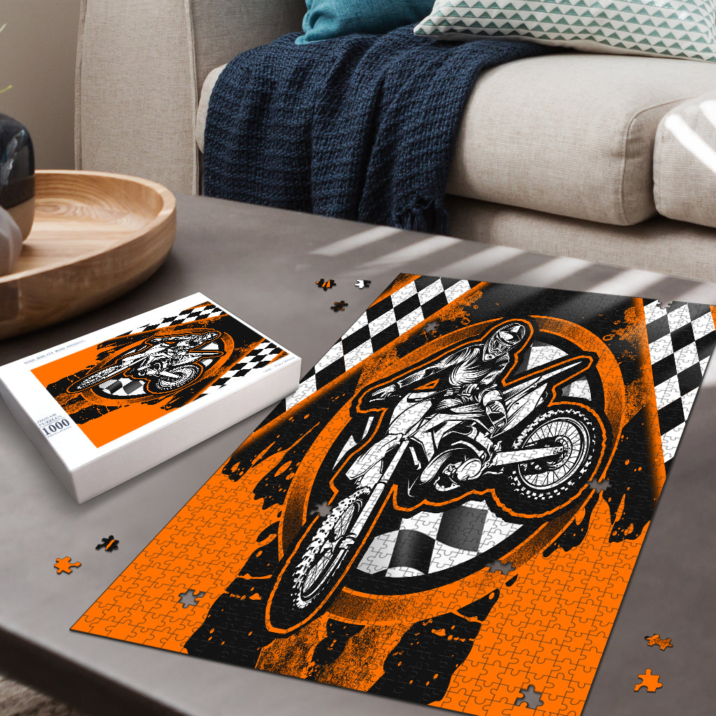 Dirt Bike Racing Jigsaw Puzzle