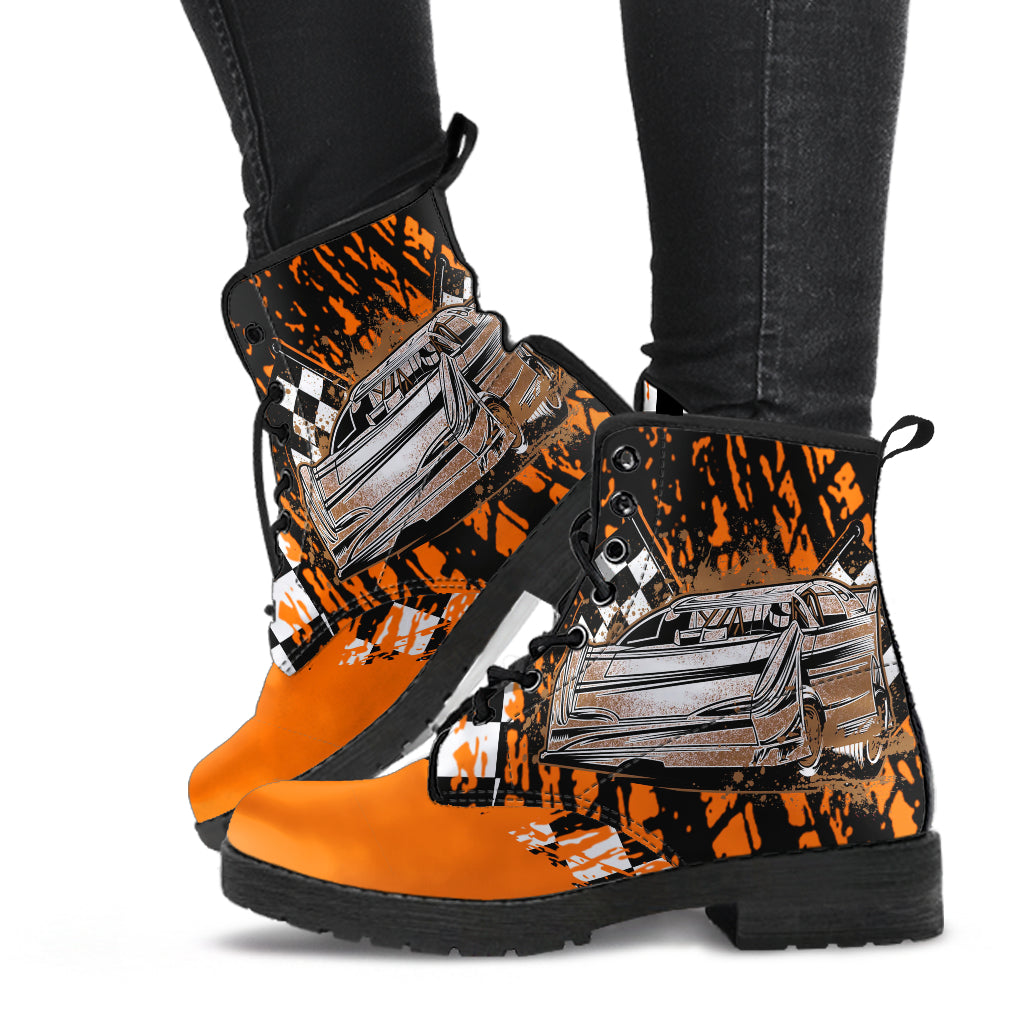 Racing Boots Late Model Orange