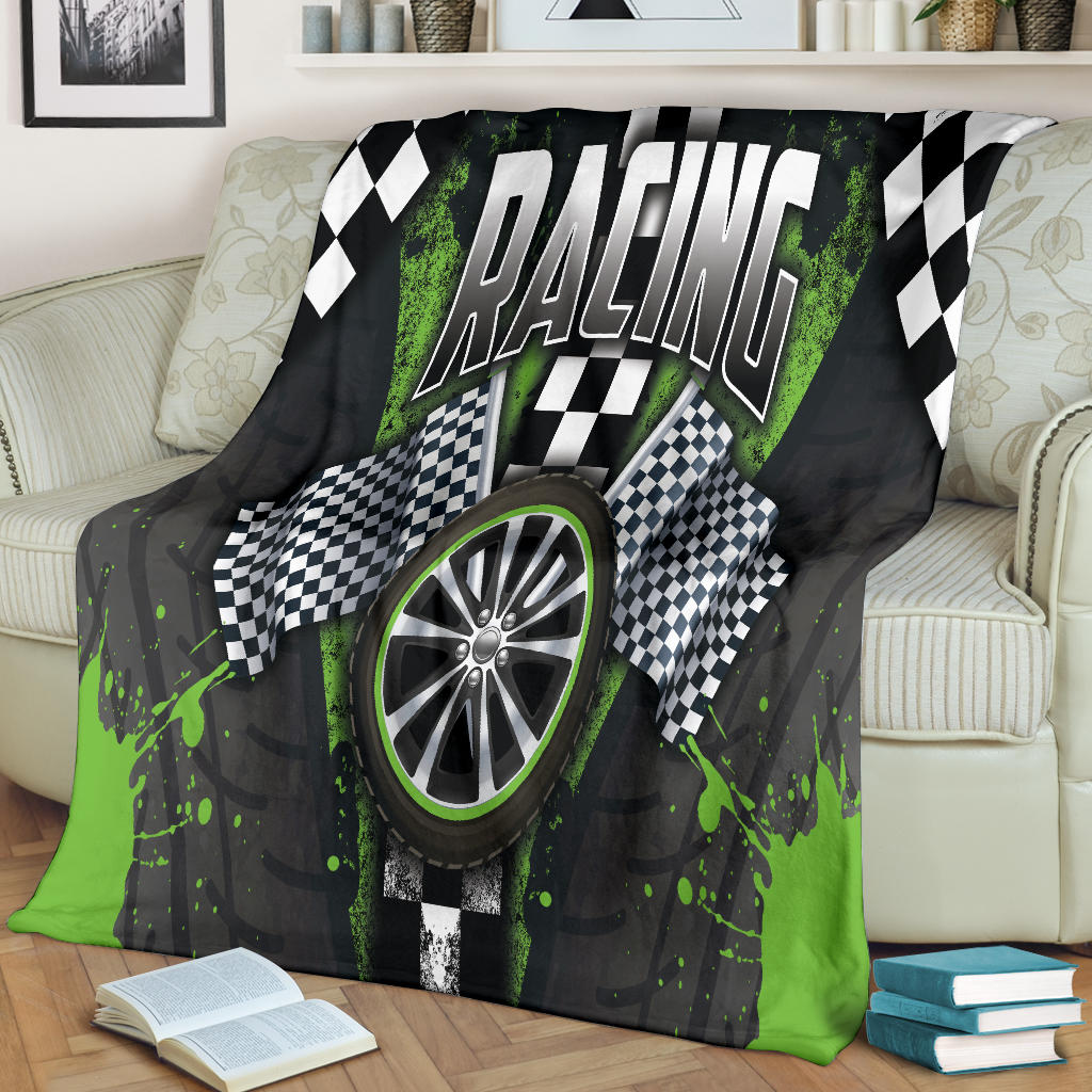Racing Pistachio Blanket