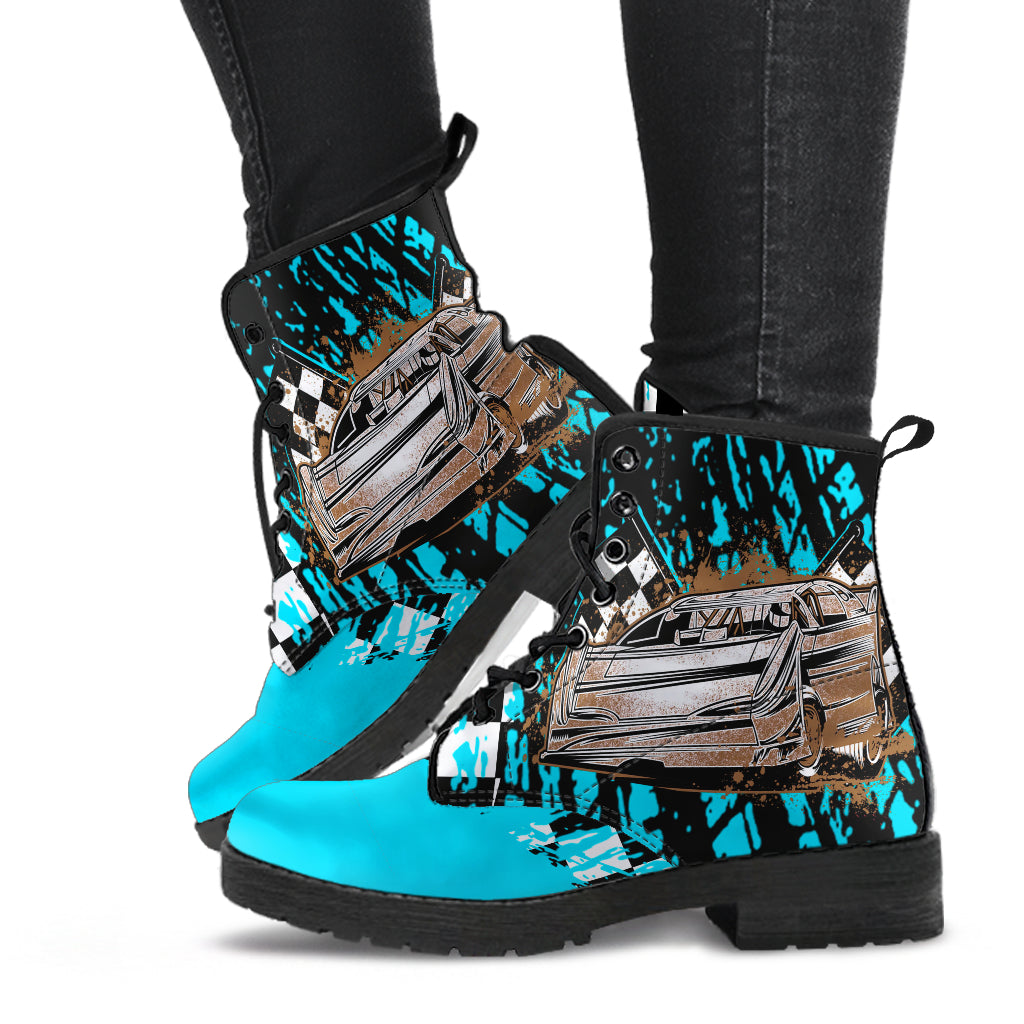 Racing Boots Late Model Carolina Blue