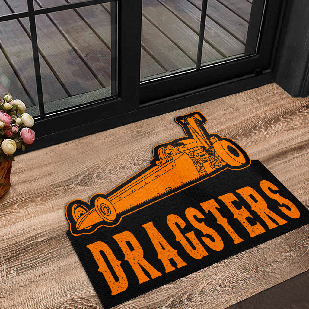 Custom Shaped Dragster Door Mat