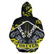 Drag Racing AOP Zip Up Hoodie