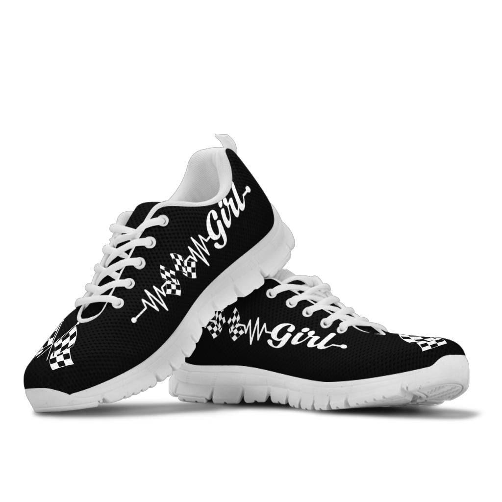 Racing Girl Heartbeat Running Sneakers