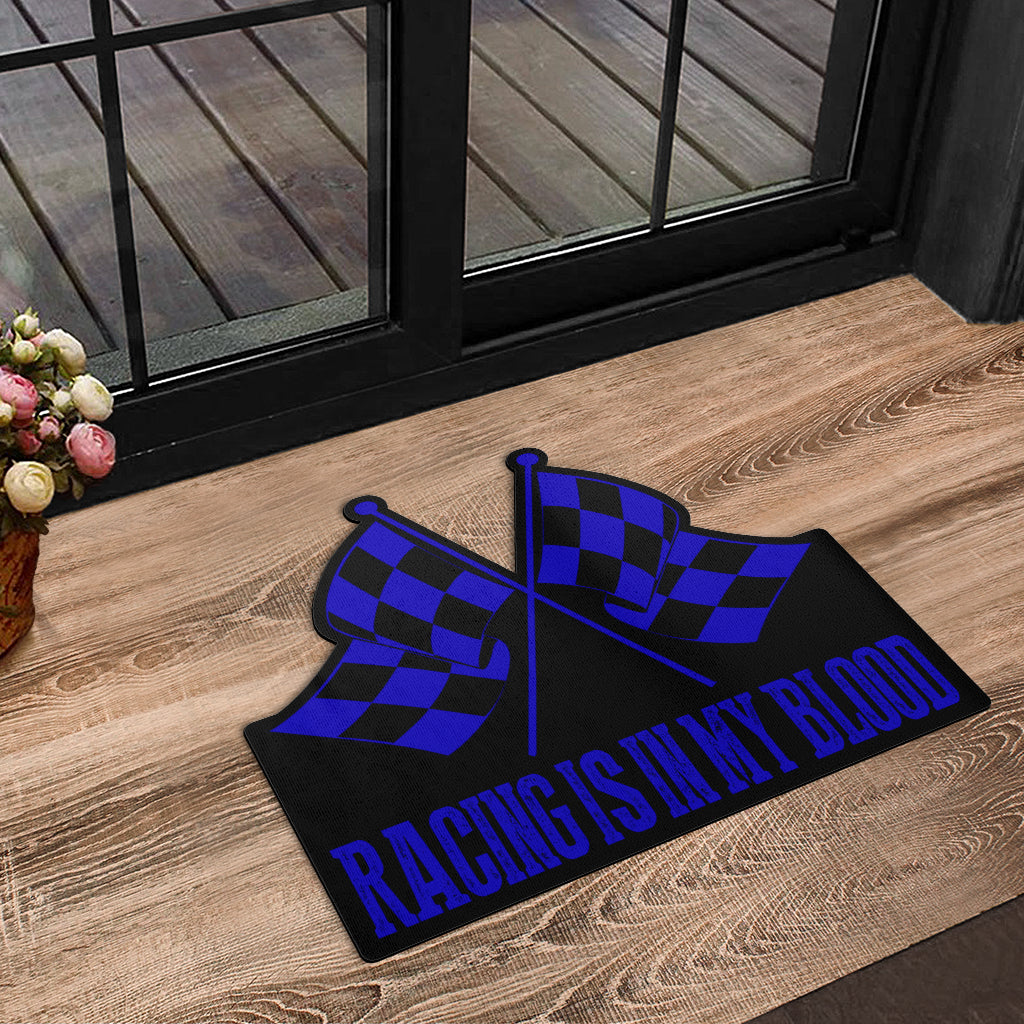 Racing Shaped Door Mats