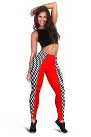Racing Checkered Flag Leggings